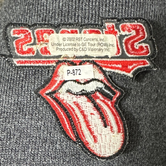 ⭐️HOST PICK⭐️ Official 2002 Rolling Stones Concert Tour Logo Patch COLLECTIBLE - Picture 3 of 4